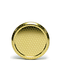Deckel gold mit Muster