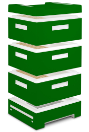 Frankenbeute® 12 Rähmchen DN mit Hochboden