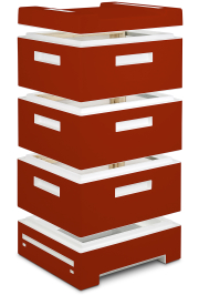 Frankenbeute® 11 Rähmchen Langstroth mit Hochboden