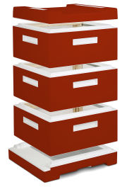 Frankenbeute® 11 Rähmchen Langstroth mit Flachboden