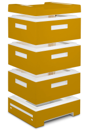 Frankenbeute® 10 Rähmchen Zander mit Hochboden