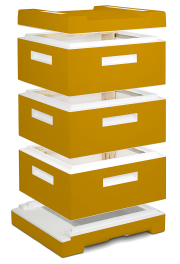 Frankenbeute® 10 Rähmchen Zander mit Flachboden