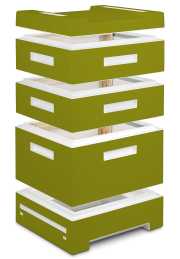 Frankenbeute® 11 Rähmchen Dadant US mit Hochboden