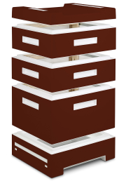 Frankenbeute® 11 Rähmchen Dadant Blatt mit Hochboden