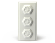 Kunststoff Gießform Wabenform