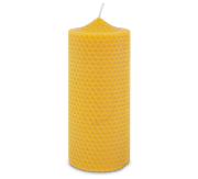 Gedrehte Bienenwachskerze 15 x 6,5 cm