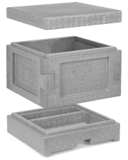 Mini Plus Styropor® Beute grau