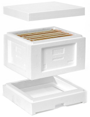 Mini Plus Styropor® Beute II mit Rähmchen