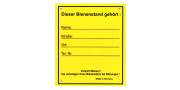 Infoschild "Bienenstand" klein
