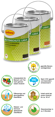 ApiDana® Beutenschutz Lasur 2,5 Liter