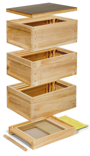 Liebig Zanderbeute mit Flachboden