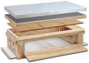 Zander Einraumbeute City Box mit Fenster