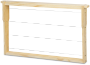ApiTek® Rähmchen gedrahtet Dadant US 285 mm, Hoffmann-Seiten