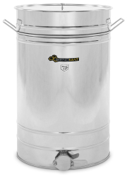 Bienomat® Abfüllkübel 200 kg aus Edelstahl