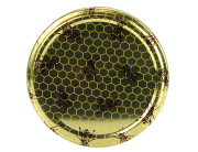 82er TO Wabendekor mit dunklen Bienen