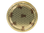 82er TO Wabendekor mit hellen Bienen