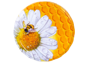 82er TO Deckel Biene auf Blume