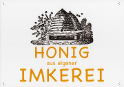 Bieno®Design Werbeschild "Bienenhaus"
