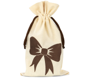 ApiSina® Honigglasbeutel natur „Schleife“