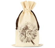 ApiSina® Honigglasbeutel natur „Blume“