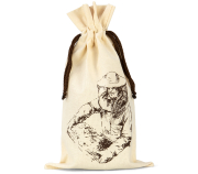 ApiSina® Honigglasbeutel natur „Imker“