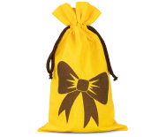 ApiSina® Honigglasbeutel gelb „Schleife“