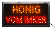 ApiSina® LED-Werbeschild "Honig vom Imker"