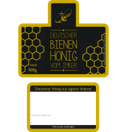 Rütli® Honigglas-Etikett 500 g, gold