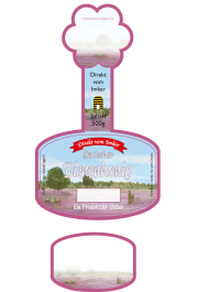 Rütli® Honigglas-Etikett 500 g, Siegel Klee, Heide