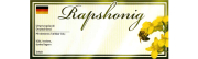 ApiSina® Etikett Rahmen „Rapshonig“