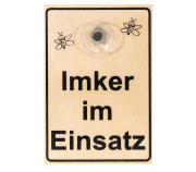 Saugnapfschild Imker im Einsatz