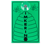 Saugnapfschild mit Bienenkorb Imkerin