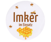 ApiSina® Imker im Einsatz-Aufkleber "Wabenhonig"
