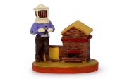 Bieno®Casa Keramik Imker mit Beute 4 cm