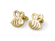 Ohrstecker "Bienchen", gold