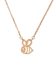 Halskette "Bienchen", rosé-gold