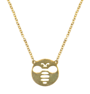 Halskette "Rund", gold