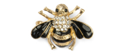 Bienenbrosche "Nachtkönigin"
