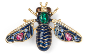 Bienenbrosche "Farbenkönigin"